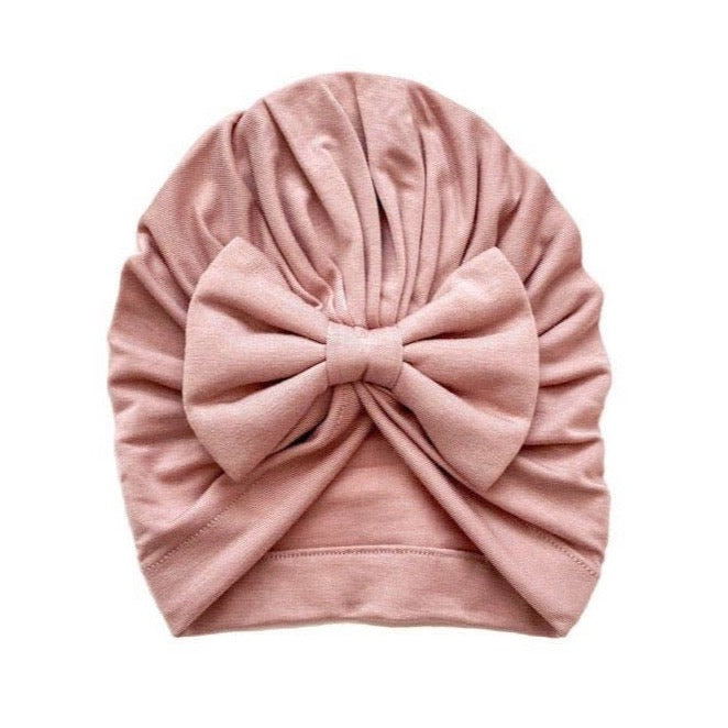 Bow Turban | Dusty Pink